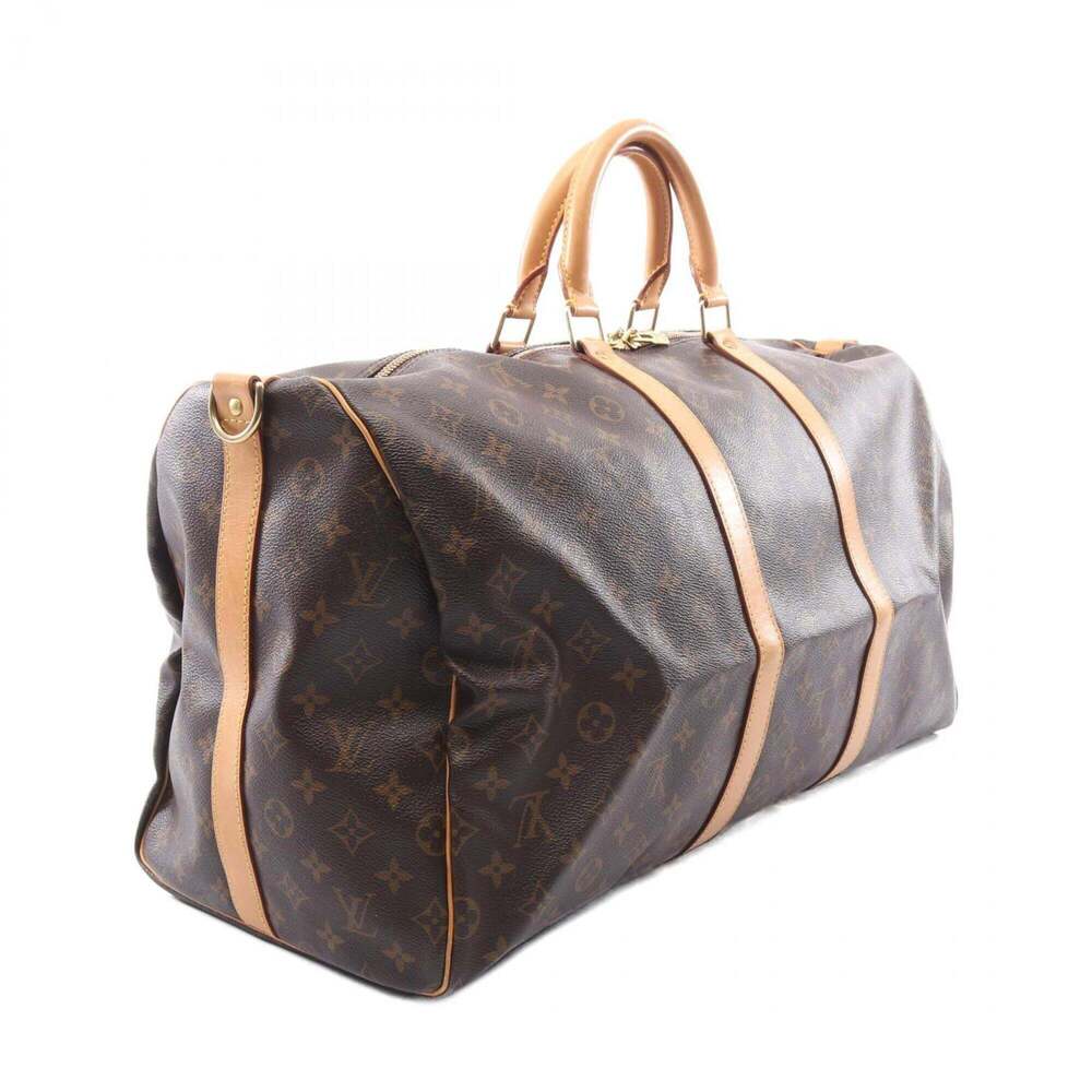 LOUIS VUITTON Brown Monogram Leather Boston Bag - Picture 2 of 14